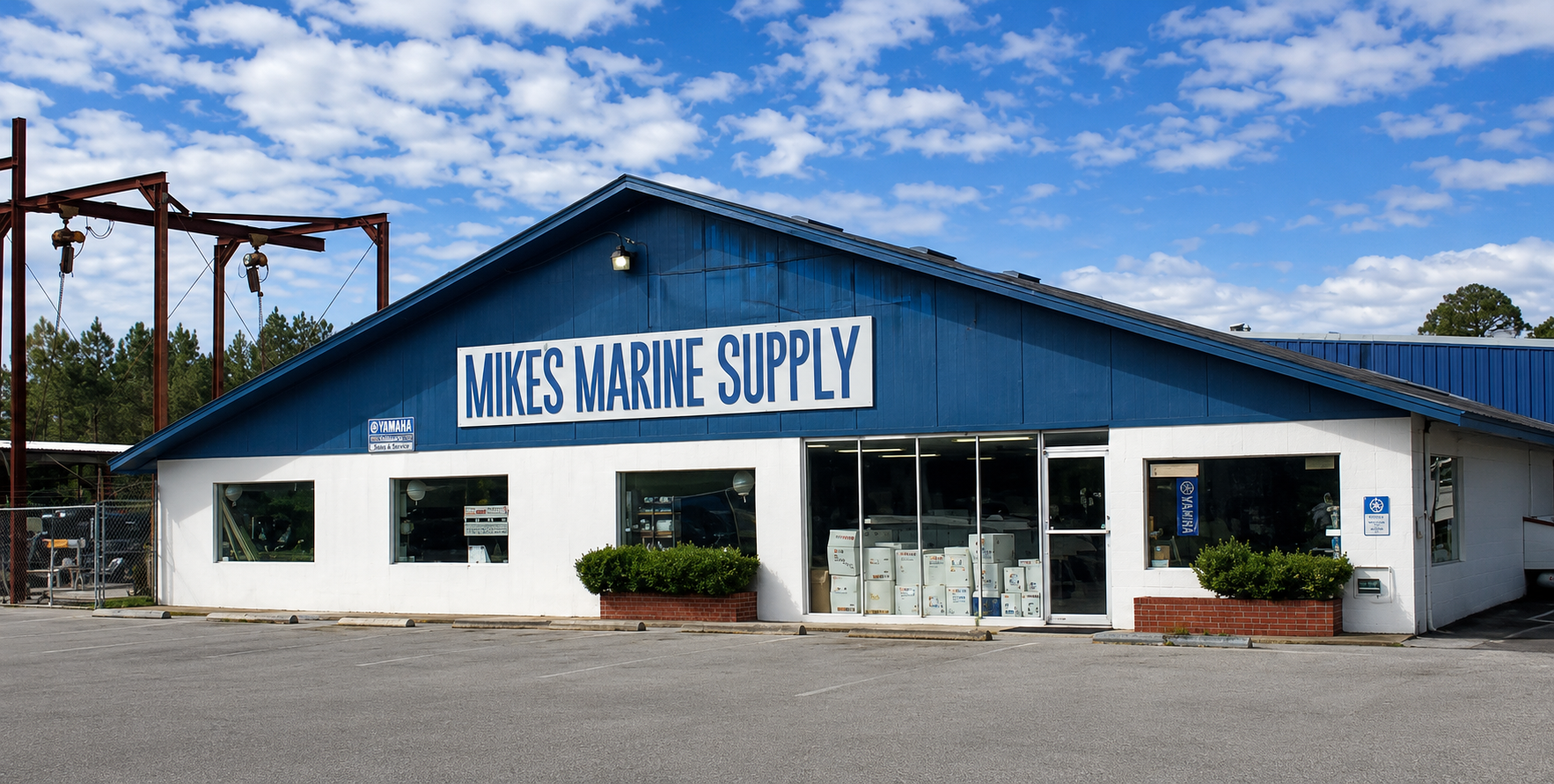 Mike's Marine Supply building in Panacea, Florida